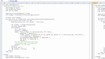 Excel 2010 : Comment envoyer un e-mail Outlook 2010 personnalisé en VBA en moins de 5 min.