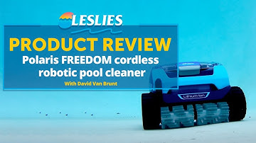 Polaris FREEDOM Cordless Robotic Pool Cleaner Review w/@SPL | Leslie