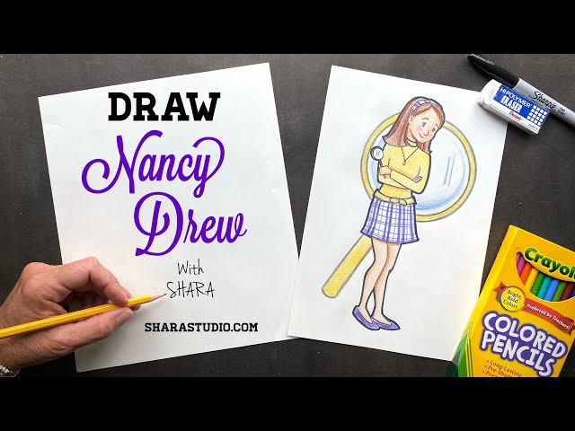 Nancy Drew Book Drawing ReStructured by ElisabethLangton on DeviantArt