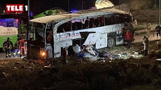Mersin'de yolcu otobüsü devrildi: 9 can kaybı
