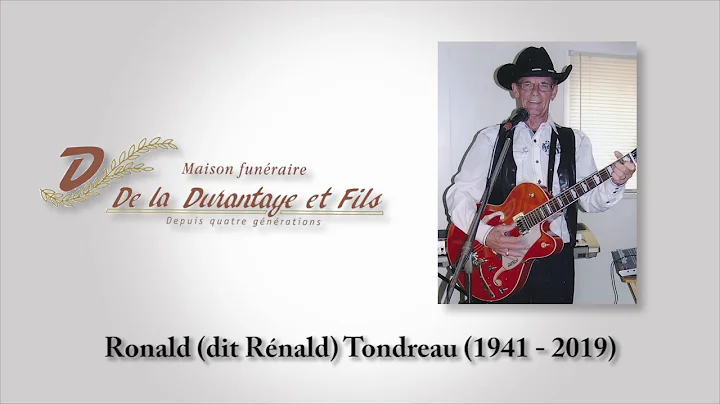 Ronald dit Rnald Tondreau 1941   2019