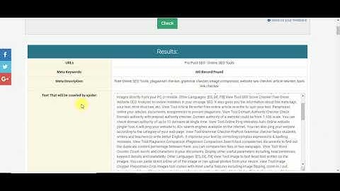 How to use Spider simulator tool - By PrepostSEO