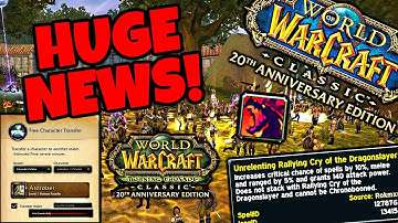 A NEW World Buff Just Dropped on Anniversary Classic WoW Realms! But...