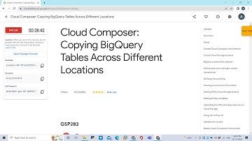 Cloud Composer: Copying BigQuery Tables Across Different Locations #googlecloudplatform #qwiklabs