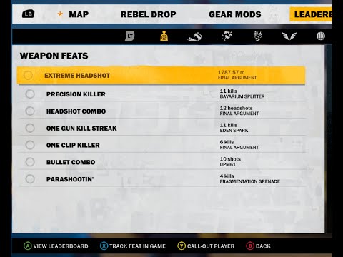World Record Longest Extreme Headshot: 1787 meters - Just Cause 3!