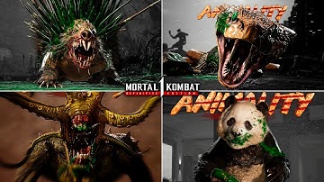 Mortal Kombat 1 - All Animalities