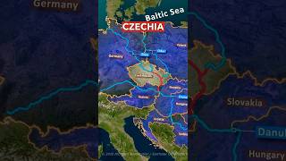 Czechia's Briliant Megaproject...  #shorts #facts #maps #geography #czech #knowledge #country