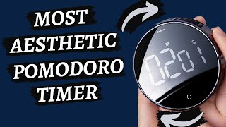 Famous Aesthetic Pomodoro Timer for University Students with ADHD | The Baseus Heyo Magnetic Rotation Timer Wealth