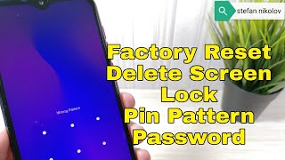 Hard Reset Ulefone note 7. Remove Pin, Pattern, Password lock.