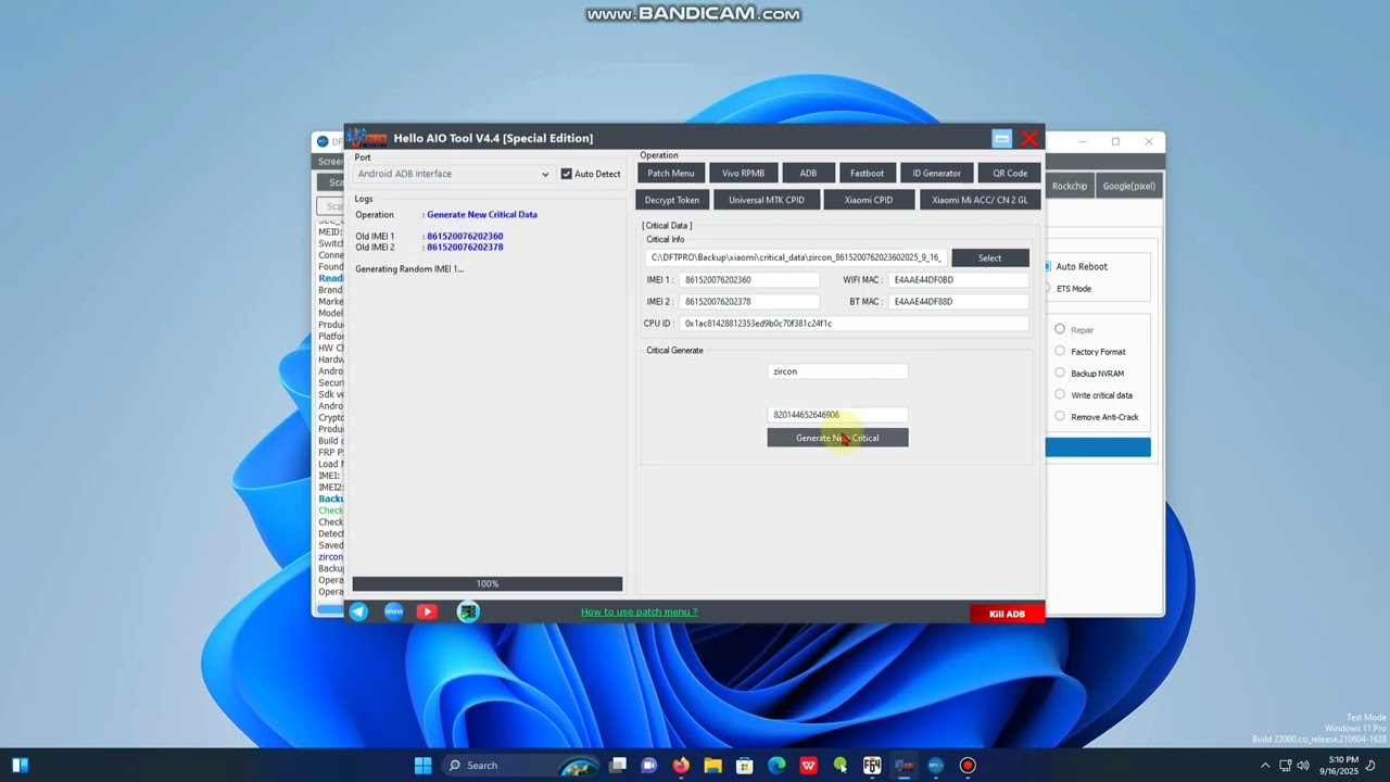Redmi Note 13 Pro Plus(zircon) Free CPID Without Auth/Without ENG Method Via HelloAIO Tool