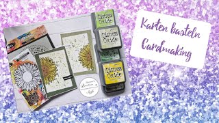 Karten basteln / watch me craft / 1 Stempel 2 Karten / Visible Image Sunflower / Simone's Bastelkram