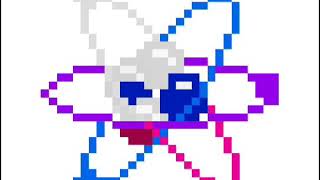 Speed Pixel Art Atom