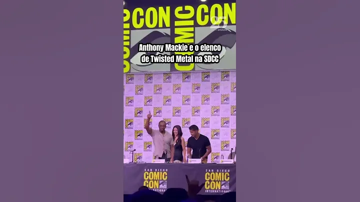 We're at the Twisted Metal panel at SDCC 2025! Any Anthony Mackie and Stephanie Beatriz fans? 😍👀