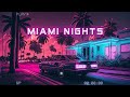 Retro Neon Miami Nights 🌕 Synthwave Music for Driving &amp; Relaxation