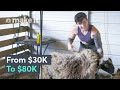 Bringing In $80K A Year Shearing Sheep in Texas | On The Job