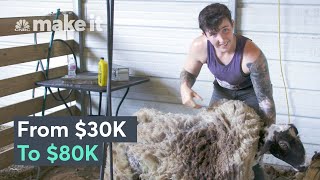 Bringing In $80K A Year Shearing Sheep in Texas | On The Job