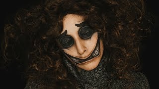 The Other Wybie's Forced Smile  Coraline Inspired Halloween Makeup Tutorial