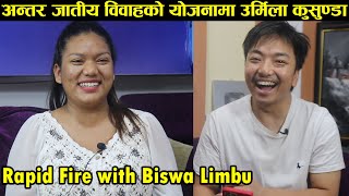 Urmila Kusunda willing for inter caste marriage ! Rapid Fire With Biswa Limbu