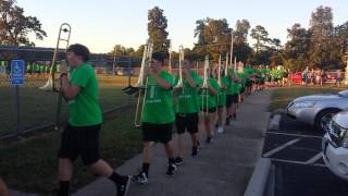 Marching to field - Parkview Marching Band