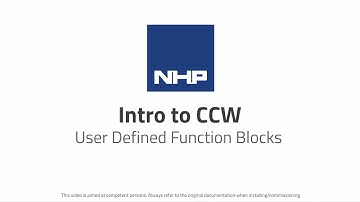 Intro to CCW: User Defined Function Blocks (UDFB)