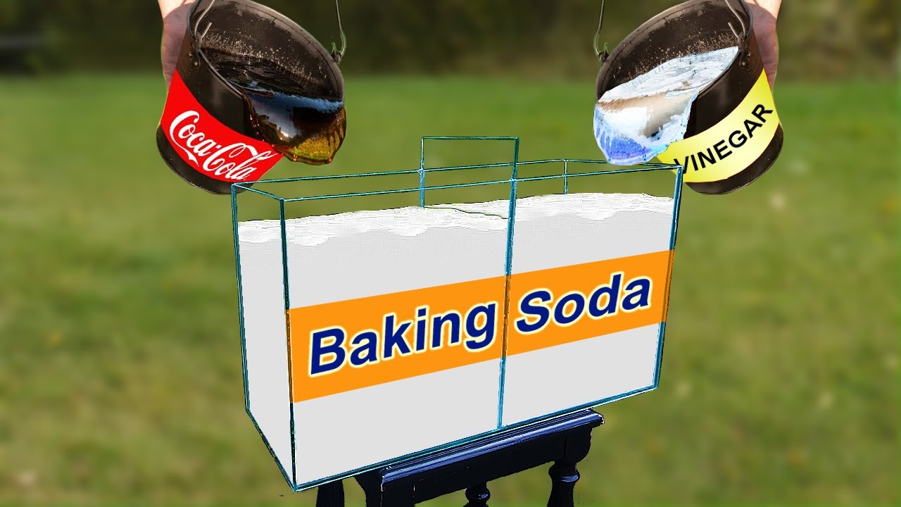 Experiment: Baking Soda vs Coca Cola & Vinegar vs Baking Soda - YouTube