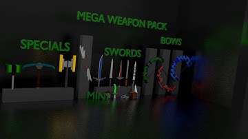 Blender (Cycles) MEGA Weapons Pack!