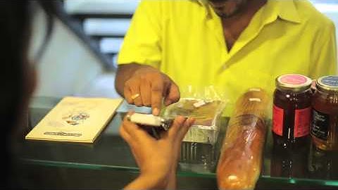 SignCatch Smart PoS Mobile Payments at Grocery Store