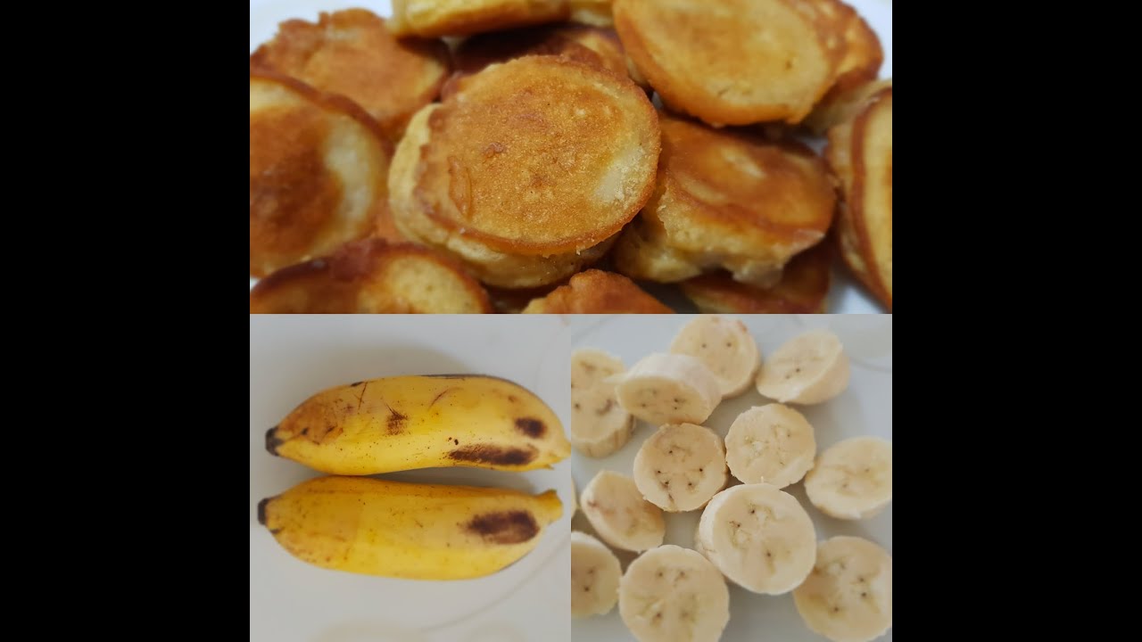 Easy Banana fritters recipe Banana fritters with flour Quick, tasty