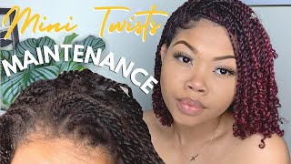 How To Maintain Mini Twist On Natural Hair | Keep Them FRESH & Make Them Last LONGER