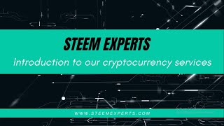 Steem Experts - Our Steem, Blockchain, ICO & Cryptocurrency Services News