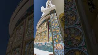 beautiful Shanti Stupa Leh Ladakh 🏔🗻#shantistupa #leh #ladakh #shorts #travel #viral #buddha #peace