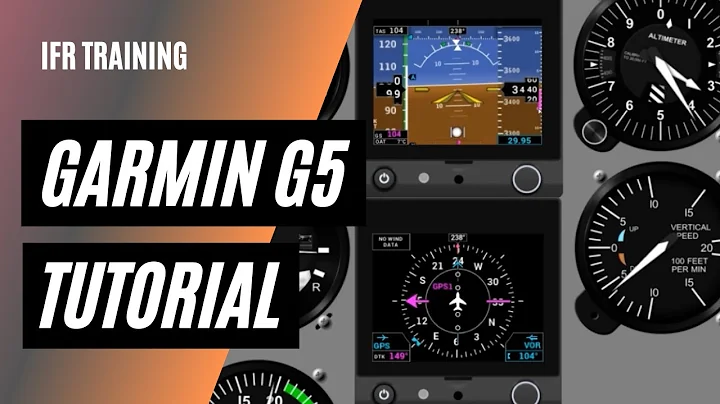 Using Garmin G5 to Fly IFR | G5 Tutorial on an Instrument Approach | GFC 500 Autopilot