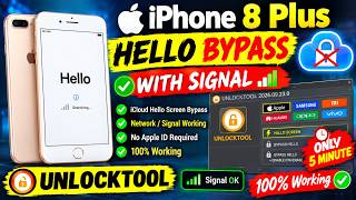 iPhone 8 Plus iCloud Hello Bypass With Signal | UnlockTool screenshot 3