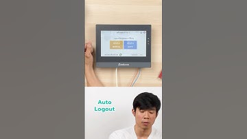 Logout HMI โดยอัตโนมัติ  #samkoon #hmi
