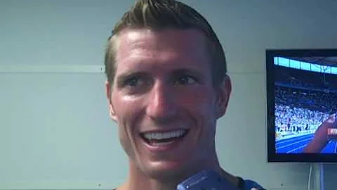 Josh McAdams after Going Out in the Worlds Steeple...