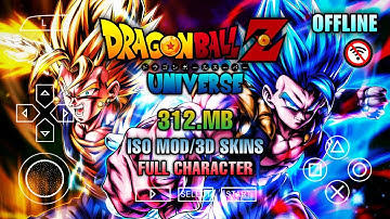 DRAGON BALL Z Universe PPSSPP ISO DBZ 2024 Mod Dragonball Z Shin Budokai 2 | Game DBZ PSP Gameplay