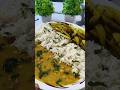 Ultimate Comfort food || Dal Chawal aalu fry || Comfort thali #youtubeshorts #shorts #comfortfood