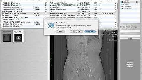 Importing DICOM images from location on workstation