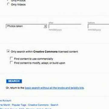 Find (and Use) Creative Commons Photos in Flickr