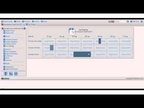 Guida 18 - Portale SafeFleet GPS - Utilizzare il Car Sharing