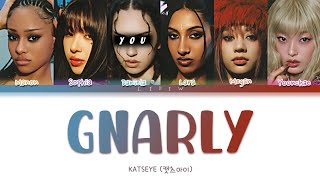 Katseye| Gnarly (Clean Edit) But You Are Daniela (Color Coded Karaoke)