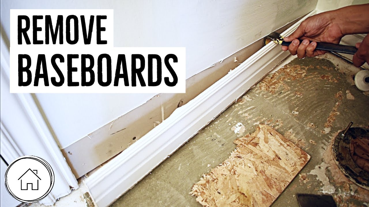 How to remove baseboards NO DAMAGE! YouTube