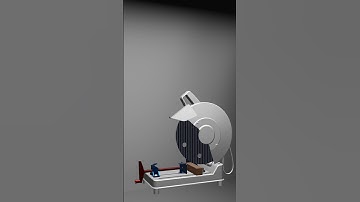 Cutting Machine Simulation#3dmodeling #shorts #solidworks #fyp #cad #mechanical #animation