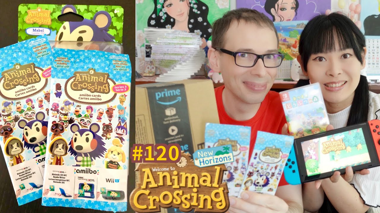 UNBOXING Amiibo & cartes amiibo Animal Crossing New Horizons #120 