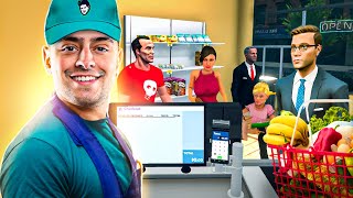 O GERENTE FICOU MALUCO! Faturei no Supermarket Simulator | Gameplay screenshot 5