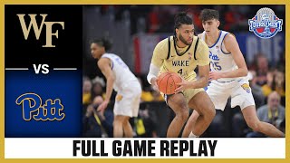 Wake Forest vs. Pitt Full Game Replay | 2024 ACC Men’s Basketball Tournament