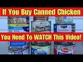 Canned chicken emergency survival food
