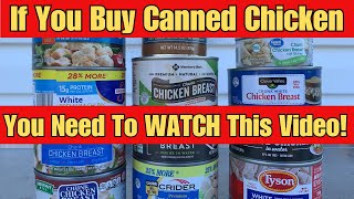 Canned Chicken Emergency Survival Food