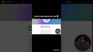 Spotify Are GOATED for This #spotify #podcast #music #shorts