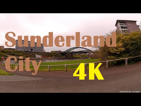 Walking city centre of Sunderland with Wearmouth Bridge - #wearmouth Bridge #sunderland #uk